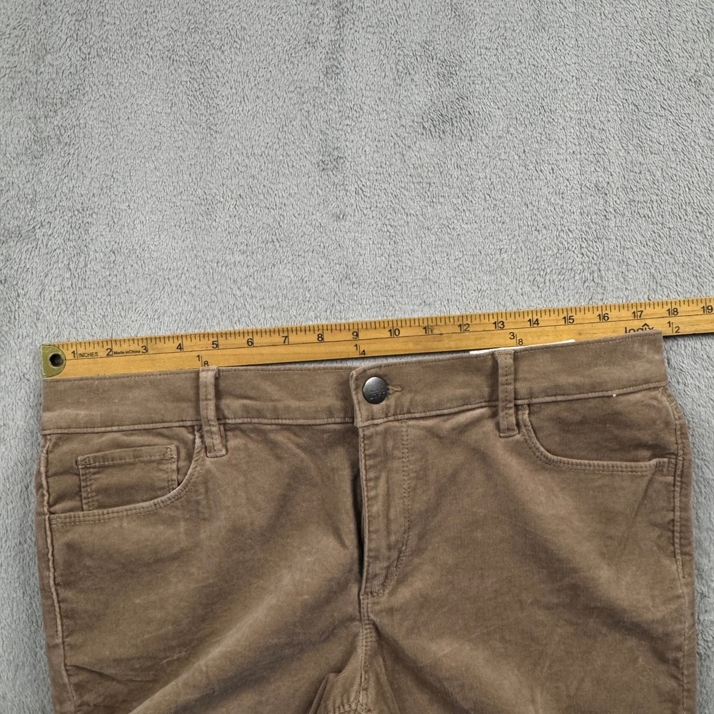 NWT Loft Modern Skinny Micro Corduroy Pants Women 12P Tan Petite‎ Slim Fit - Picture 11 of 11